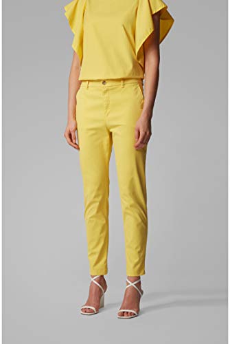 BOSS Sachini4-d Pantalones, Amarillo (Bright Yellow 730), 38 para Mujer
