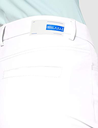 BRAX Golf Calla S X3 Light Bermuda, Blanco (Weiß 99), W32/L32 (Talla del Fabricante: 42) para Mujer