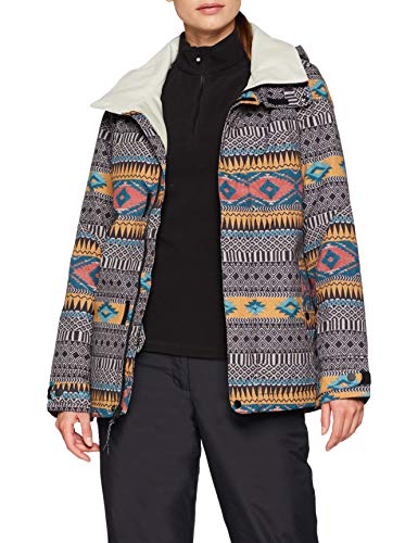 Burton Jet Set Chaqueta de Snowboard, Mujer, Multicolor (Tahoe Freya Weave), L