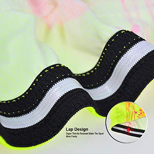BXIO Mujer Manga Larga Ciclismo Jersey Chaqueta Transpirable Verano Polar Reflectante Antiarrugas Ropa de Bicicleta Anti (Fluo Yellow(125), M)