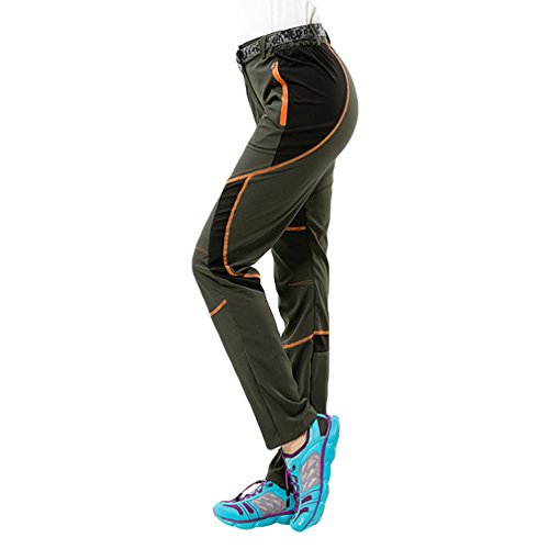 Byqny Pantalones De Montaña Al Aire Libre Transpirable De Secado Rápido Mujeres Impermeables Al Viento Trekking Softshell Ligero