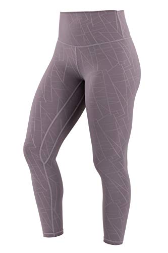 Café Kraft Mallas de mujer Mandarin Tights de cintura alta, pantalones de yoga opacos, pantalones de escalada, gris, medium