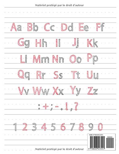 Cahier d'Ecriture de la maternelle au cp: pour apprendre l'écriture cursive avec papa et maman - garçon et fille - PS MS GS - 100 pages de lignes ... enfants mot lettre  - cadeau pour enfant