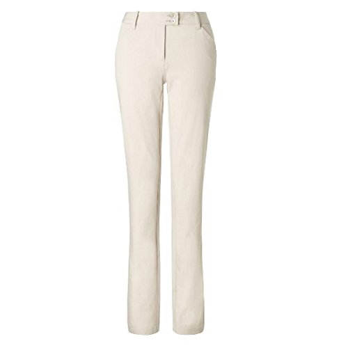 Callaway Solid Pantalón Largo de Golf, Mujer, Crudo, 12-29