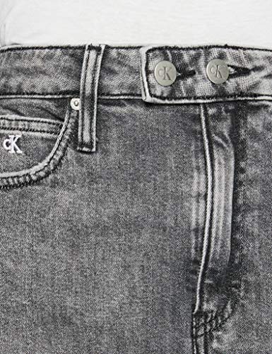 Calvin Klein High Rise Skirt Falda, Denim Black, 32W Short para Mujer