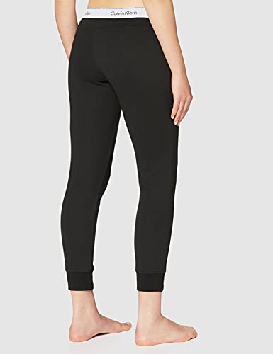 Calvin Klein Lounge Joggers-Modern Cotton Pantalones de Deporte, Negro (Black 001), M para Mujer