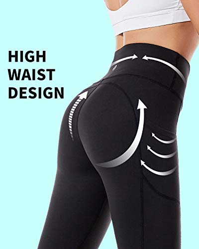 CAMBIVO Leggins Mujer, Mayas Deportivas Cintura Alta, Pantalón Mallas de Deporte para Yoga, Running, Fitness, Estiramiento, Pilates