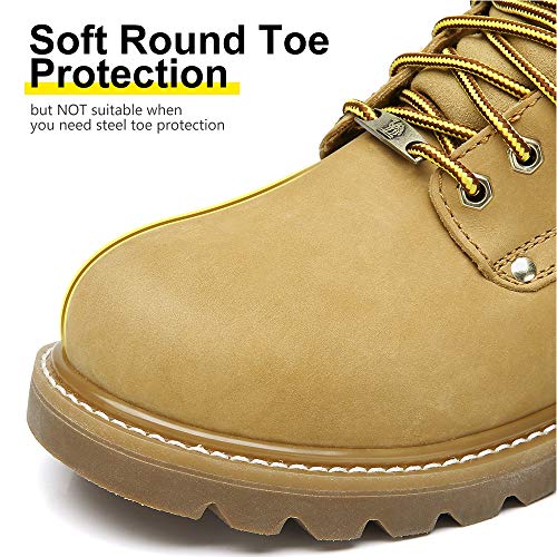 CAMEL CROWN Bota Mujer Piel Botas Waterproof Mujer Militares Work Boots for Women Outdoor Invierno