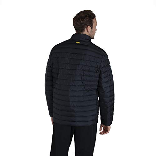 Canterbury Chaqueta de rugby ligera acolchada para hombre británico e irlandés Lions, Hombre, Chaqueta, 5054773326039, negro, XL