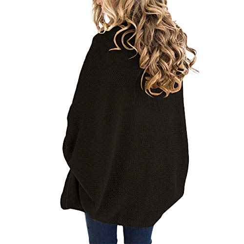 Cardigan Kimono Otoño Invierno para Mujer Suéter de Manga Larga de Punto de Mujer Casual Jerséis Suelta Camiseta Blusa Chaquetas de Punto Hanyixue