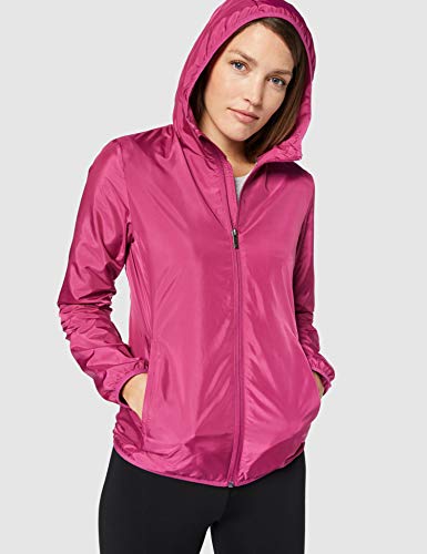 CARE OF by PUMA Chaqueta Cortavientos Impermeable para Mujer, Rosa (Pink (magenta)), 42, Label: L