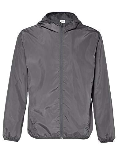 CARE OF by PUMA Chaqueta Hombre, Gris (Grey (Silver)), L, Label: L