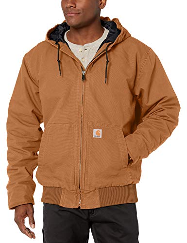 Carhartt Duck Active Jacket Chaqueta, Brown, L para Hombre