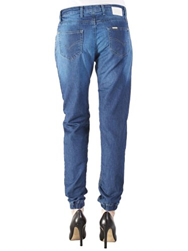Carrera Jeans - Jogger Vaqueros Baggy para Mujer, Tiro caído, Estilo Denim, Tejido Extensible, Ajuste Apretado, Cintura Normal