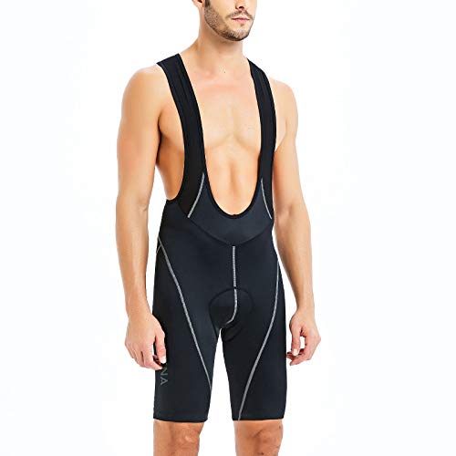 CATENA Hombre Culote de Ciclismo Pantalones Cortos Tirantes Ropa para Bicicleta Bike Bib Short con 3D Acolchado