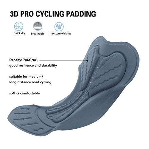 CATENA Hombre Culote de Ciclismo Pantalones Cortos Tirantes Ropa para Bicicleta Bike Bib Short con 3D Acolchado