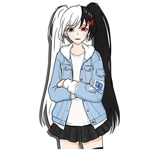 CBBI-WCCI Chaqueta de Mujer Attack on Titan Sudaderas con Capucha Unisex Chaqueta Vaquera Abrigo Sudadera con Capucha CosplayCostumee JeanJacket (Azul, S / 145-155cm)