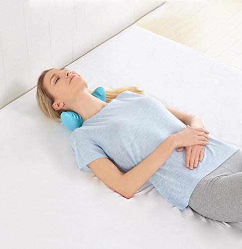 Cervical Spine Massage, Cervical Neck Pillow,Portable Pillow Massager Travel Portable Cervical Spine Massage Cushion Acupressure Neck Shoulder