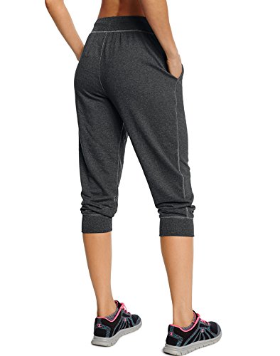 Champion Women's French Terry Jogger Capri, Oxford Gray, S