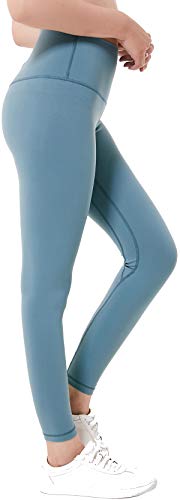 Chaos World Mujer Pantalones Deportivas Leggins Yoga Elastico Cintura Altura Largos Leggings(Turquesa,M/Tag 8)