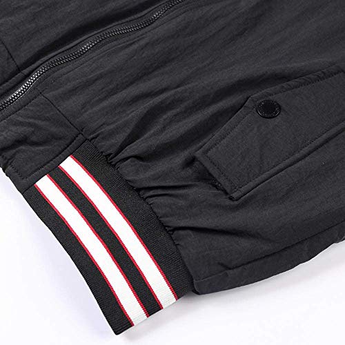 Chaqueta Chaqueta Bomber Hombre Vuelo Chaqueta para De con Mode De Marca Cuello Alto Abrigo Básico Hip Hop Chaquetas De Béisbol Urbanas Chaqueta Universitaria Otoño Invierno Cremallera Chaqueta De