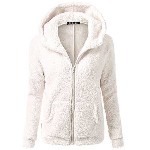 Chaqueta Mujer Invierno Rebajas Abrigos de Mujer Tallas Grandes Parkas Mujer Suelta Jersey de Caliente y Esponjoso Ropa Remata Otoño Abrigo Cálido Sudadera con Capucha Suéter S-5XL vpass