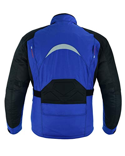 Chaqueta para hombre 600D Cordura Cordura Textil extraíble CE blindado agua/impermeable acolchada ajustable chaqueta transpirable forro de malla – Original diseño clásico abrigo de moto