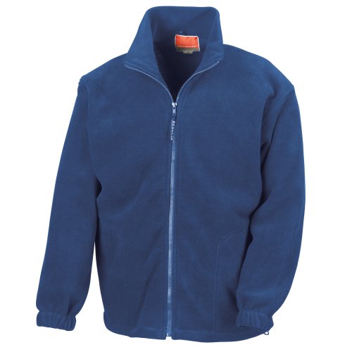 Chaqueta Result de forro polar antipilling, con cremallera completa, para hombres , Hombre, color granate, tamaño XL