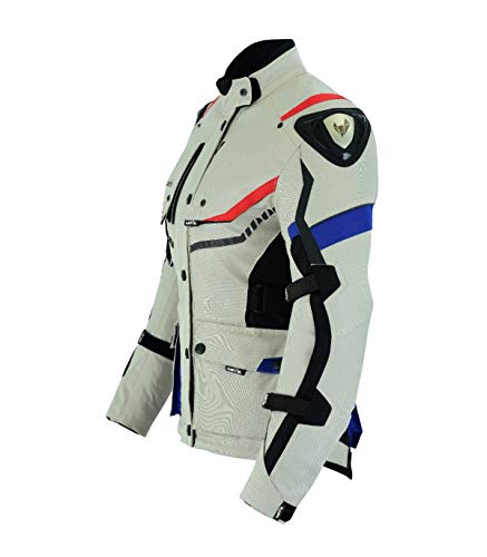 CHAQUETA TRICAPA 3/4 DE TODA ESTACIÓN PARA MOTO (MUJER) (5XL)