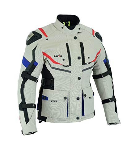 CHAQUETA TRICAPA 3/4 DE TODA ESTACIÓN PARA MOTO (MUJER) (5XL)