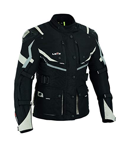 CHAQUETA TRICAPA 3/4 DE TODA ESTACIÓN PARA MOTO (MUJER) (L)