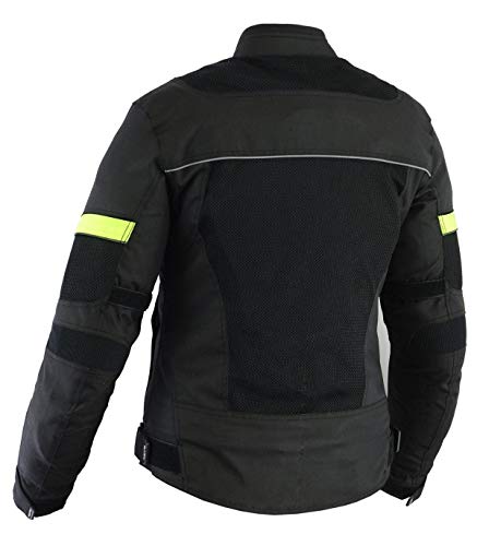 Chaqueta tricapa perforada de verano para moto (Mujer) (4XL)