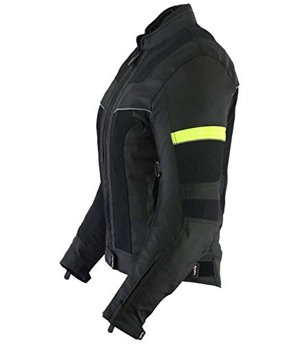 Chaqueta tricapa perforada de verano para moto (Mujer) (4XL)