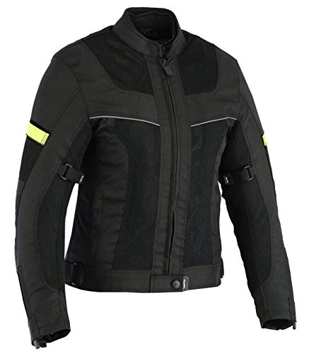 Chaqueta tricapa perforada de verano para moto (Mujer) (4XL)