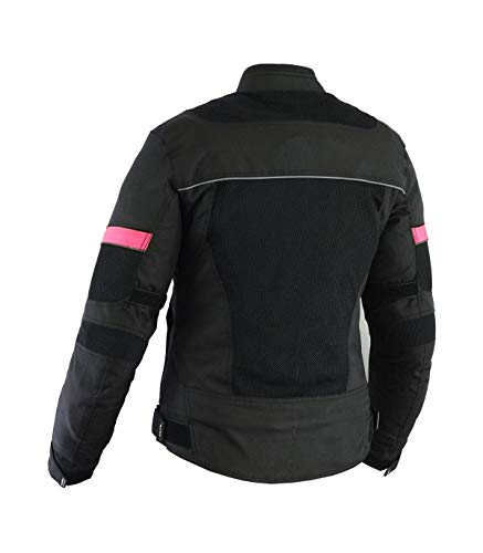 CHAQUETA TRICAPA PERFORADA DE VERANO PARA MOTO (MUJER) (M)