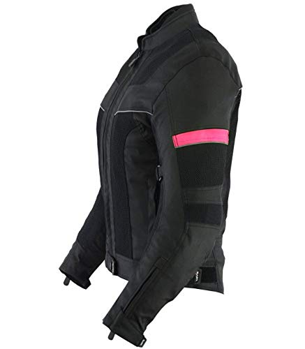 CHAQUETA TRICAPA PERFORADA DE VERANO PARA MOTO (MUJER) (M)