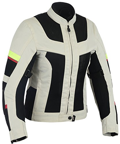 Chaqueta tricapa perforada de verano para moto (Mujer) (XS)