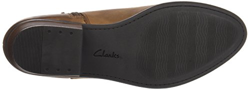 Clarks Addiy Zora, Botas Militar, Mujer, Marrón (Tan Leather), 38 EU