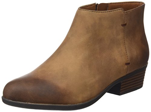 Clarks Addiy Zora, Botas Militar, Mujer, Marrón (Tan Leather), 38 EU