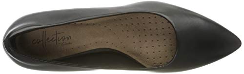 Clarks Linvale Jerica, Zapatos de Tacón Mujer, Negro (Black Leather), 40 EU