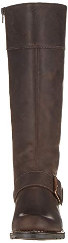 Clarks Orinoco Jazz, Botas Estilo Motero Mujer, Marrón (Dark Brown Lea Dark Brown Lea), 37 EU