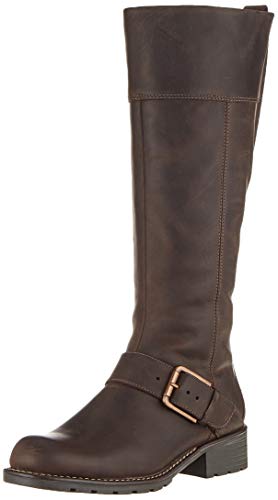 Clarks Orinoco Jazz, Botas Estilo Motero Mujer, Marrón (Dark Brown Lea Dark Brown Lea), 37 EU