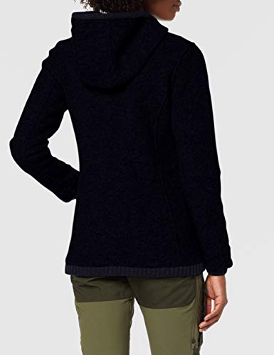 CMP - Chaqueta de lana para mujer, talla 44, color azul y negro