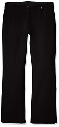 CMP Pantalones Largos para Mujer, Color Negro, Talla 34