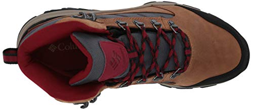 Columbia 100MW Mid Outdry, Botas de Senderismo Mujer, Marrón, Gris (Graphite, Beet), 37 EU