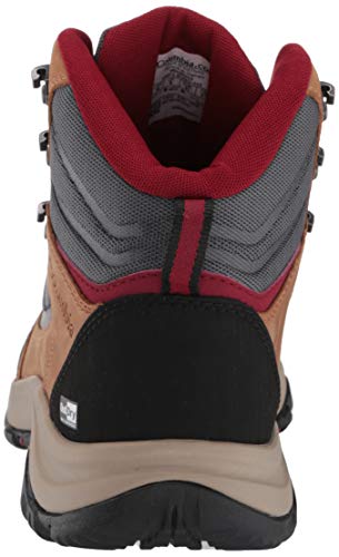 Columbia 100MW Mid Outdry, Botas de Senderismo Mujer, Marrón, Gris (Graphite, Beet), 37 EU