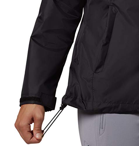 Columbia Arcadia II Jacket Chaqueta para lluvia, Negro, XXL para Mujer