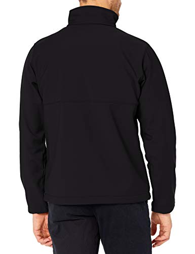 Columbia Ascender Softshell Jacket, Water & Wind Resistant Chaqueta entallada, Negro, L para Hombre