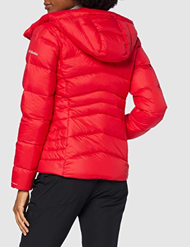 Columbia Autumn Park Chaqueta de Plumas con Capucha, Mujer, Rojo (Red Lily), XS