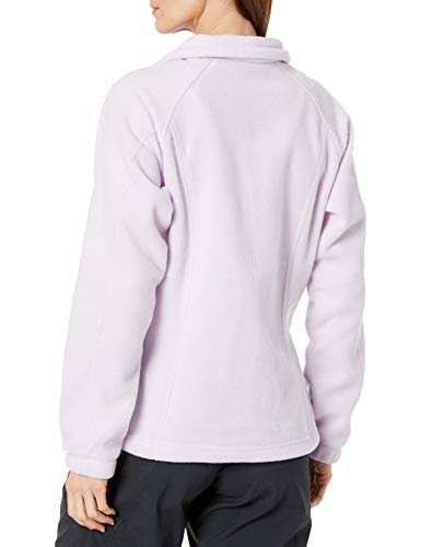 Columbia Benton Springs Full Zip Chaqueta con forro, Lila pálida, XL para Mujer